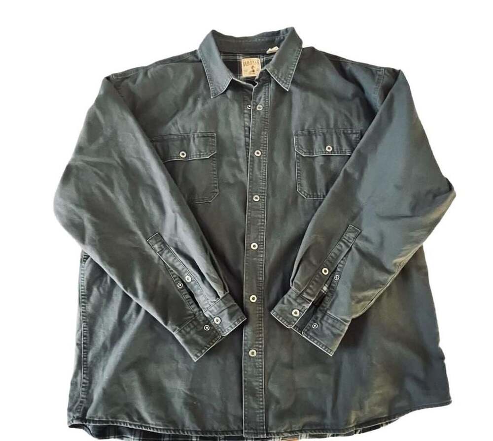 RedHead Brand Co. Men's Plaid Lined Heavy Canvas Work Shirt Shacket Size 3XL